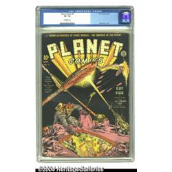 Planet Comics #3 (Fiction House, 1940) CGC VF- 7.5 Off-white pages.
