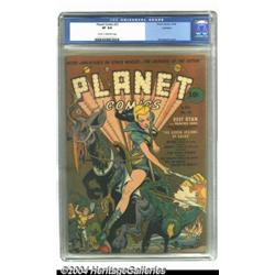 Planet Comics #21 Rockford pedigree (Fiction House, 1942) CGC VF 8.0 Cream to off-white pages.