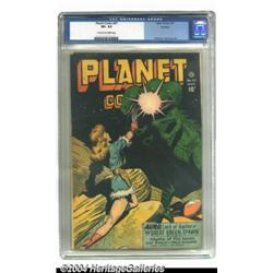 Planet Comics #47 Rockford pedigree (Fiction House, 1947) CGC VF+ 8.5 Cream to off-white pages.