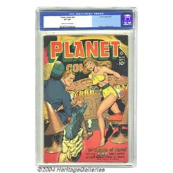 Planet Comics #50 (Fiction House, 1947) CGC VF 8.0 Cream to off-white pages.