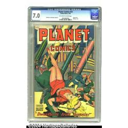 Planet Comics #53 (Fiction House, 1948) CGC FN/VF 7.0 Off-white to white pages.