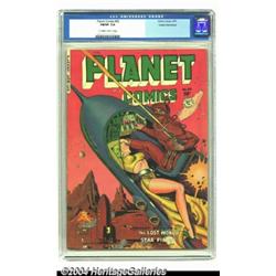 Planet Comics #65 Cosmic Aeroplane pedigree (Fiction House, 1951) CGC FN/VF 7.0 Off-white to whit