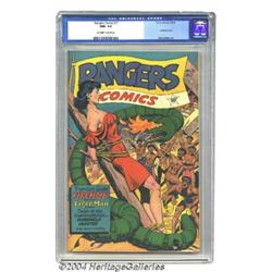 Rangers Comics #31 (Fiction House, 1946) CGC NM- 9.2 Off-white to white pages.