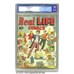 Real Life Comics #1 Denver pedigree (Nedor Publications, 1941) CGC NM- 9.2 White pages.