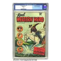 Real Western Hero #75 Mile High pedigree (Fawcett, 1949) CGC VF/NM 9.0 White pages.