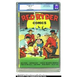Red Ryder Comics #6 Edgar Church (Mile High) pedigree (Dell, 1942). CGC NM 9.4 White pages.