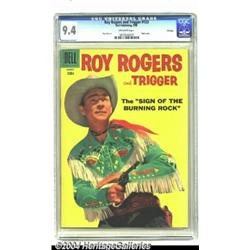 Roy Rogers and Trigger #123 File Copy (Dell, 1958) CGC NM 9.4 Off-white pages.