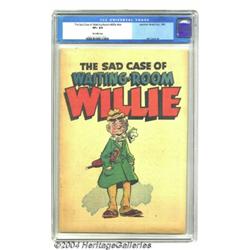 The Sad Case of Waiting-Room Willie #nn (American Visuals Corp., 1950) CGC VF+ 8.5 Off-white page
