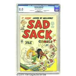 Sad Sack Comics #1 (Harvey, 1949) CGC VF 8.0 Cream to off-white pages.