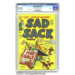 Sad Sack Comics #12 File Copy (Harvey, 1951) CGC VF/NM 9.0 Light tan to off-white pages.