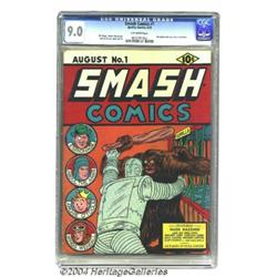 Smash Comics #1 (Quality, 1939) CGC VF/NM 9.0 Off-white pages.