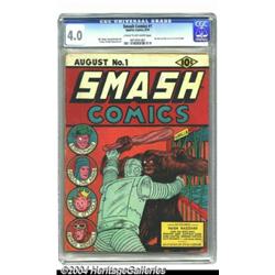Smash Comics #1 (Quality, 1939) CGC VG 4.0 Cream to off-white pages.
