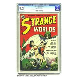Strange Worlds #1 (Avon, 1950) CGC NM- 9.2 Off-white to white pages.