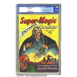 Super-Magic Comics #1 (Street &amp; Smith, 1941) CGC VF 8.0 Off-white pages.
