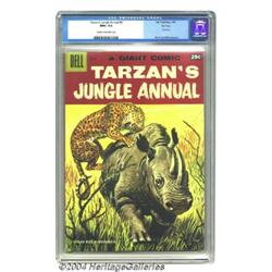 Tarzan's Jungle Annual #6 File Copy (Dell, 1957) CGC NM+ 9.6 Cream to off-white pages.