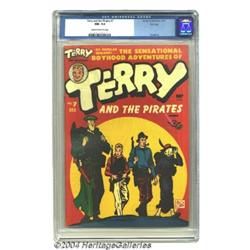 Terry and the Pirates #7 File Copy (Harvey, 1947) CGC NM- 9.2 Cream to off-white pages.