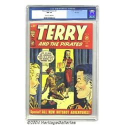 Terry and the Pirates #22 File Copy (Harvey, 1950) CGC NM 9.4 Cream to off-white pages.