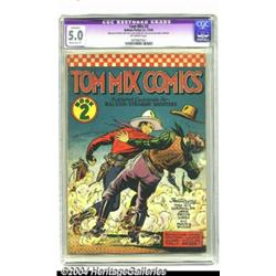 Tom Mix Comics #2 (Ralston-Purina Co., 1940) CGC Apparent VG/FN 5.0 Moderate (P) Off-white pages.