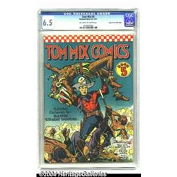 Tom Mix Comics #5 Mile High pedigree (Ralston-Purina Co., 1941) CGC FN+ 6.5 Off-white to white pa