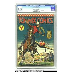 Tom Mix Comics #7 (Ralston-Purina Co., 1941) VG+ 4.5 Slightly brittle pages.
