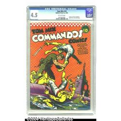 Tom Mix Comics #10 (Ralston-Purina Co., 1942) CGC VG+ 4.5 Off-white pages.