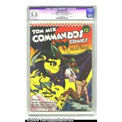 Tom Mix Comics #12 (Ralston-Purina Co., 1942) CGC Apparent FN- 5.5 Moderate (A) Cream to off-whit