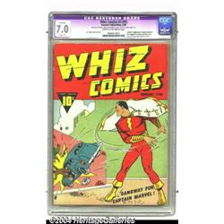 Whiz Comics #2 (#1) (Fawcett, 1940) CGC Apparent FN/VF 7.0 Slight (P) Cream to off-white pages.