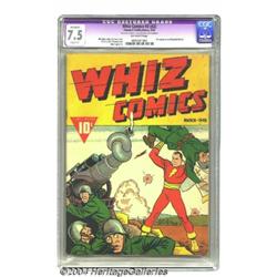 Whiz Comics 3 (#2) (Fawcett, 1940) CGC Apparent VF- 7.5 Slight (P) Off-white pages.