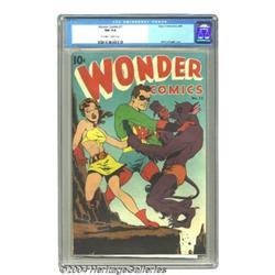 Wonder Comics #11 (Better Publications, 1947) CGC NM 9.4 Off-white to white pages.