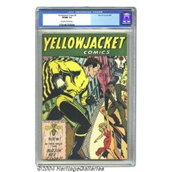 Yellow Jacket Comics #8 (Frank Comunale Publishing Co., 1946) CGC VF/NM 9.0 Cream to off-white pa