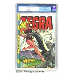 Zegra Jungle Empress #5 (Fox, 1949) CGC VF/NM 9.0 White pages.
