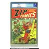 Image 1 : Zip Comics #5 (MLJ, 1940) CGC NM 9.4 Cream to off-white pages.