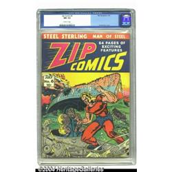 Zip Comics #6 (MLJ, 1940) CGC NM 9.4 Off-white pages.