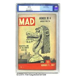 Mad #11 Kurtzman File pedigree (EC, 1954) CGC VG 4.0 Light tan to off-white pages.