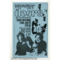 Doors - Music Memorabilia, Fresno Fairgrounds Handbill (James C. Pagni Co., 1968).