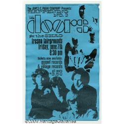 The Doors Music Memorabilia Poster "Happening #3" (James C. Pagni Co. Presents, 1968).