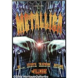 Metallica - The Fillmore Poster (Bill Graham Presents, 2003).