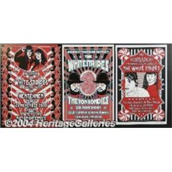 The White Stripes Music Memorabilia Posters Group of 7 (Various).