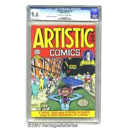 Artistic Comics #nn (Golden Gate, 1973) CGC NM+ 9.6 Off-white to white pages.