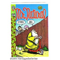 Mr. Natural #2 Unused Cover - Second printing (Apex Novelties, 1971) Condition: NM.