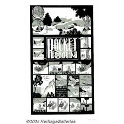 Chris Ware - Original Art Print, "Rocket Sam" 115/130 (undated).