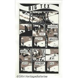 Chris Ware - Signed and Numbered Print "Big Tex" #94/130 (undated).