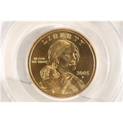 2005-P SACAGAWEA DOLLAR PCGS MS69 SATIN FINISH
