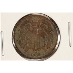 1865 US TWO CENT PIECE
