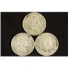 Image 1 : 1954-D,58-D & 63-D FRANKLIN HALF DOLLARS