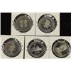 Image 2 : 1977,78,79,81 & 97 BRANTFORD CANADA TRADE DOLLARS