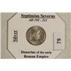 Image 3 : SILVER 193-211 A.D. SEPTIMIUS SEVERUS ANCIENT COIN