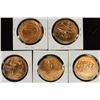 Image 2 : 5 BRONZE PRESIDENTIAL MEDALS LINCOLN, MONROE,