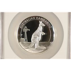 2012-P AUSTRALIA KANGAROO SILVER DOLLAR NGC