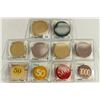 Image 1 : 10 VINTAGE POKER CHIPS VARIOUS COLORS & NUMERALS